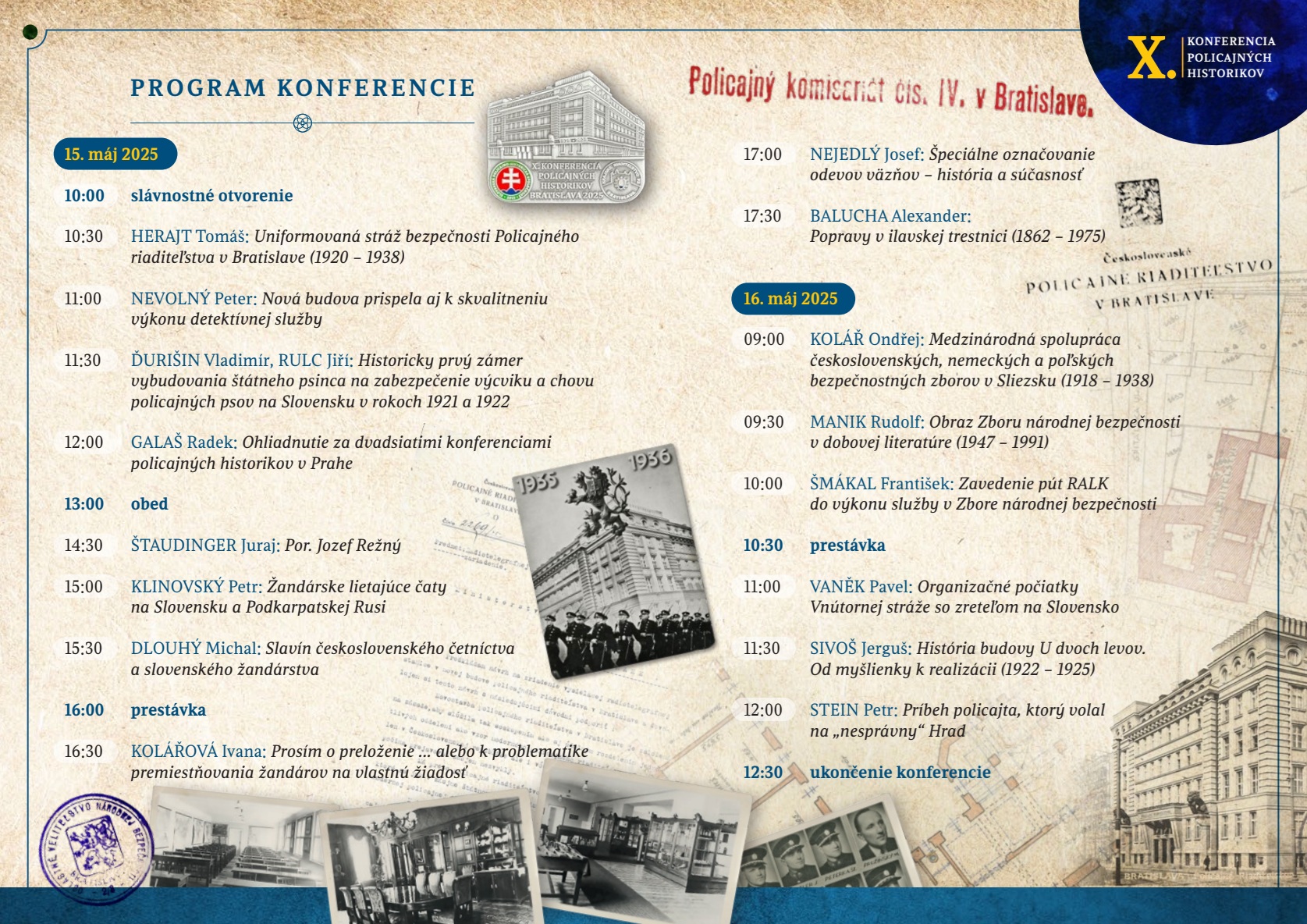 10. konferencia policajných historikov 2